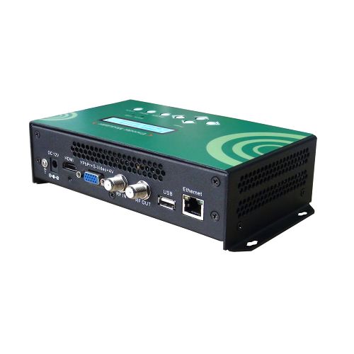 FMUSER FUTV4658 DVB-C(QAM)/DVB-T/ATSC 8VSB /ISDBT MPEG-4 AVC/H.264 HD Encoder Modulator (Tuner,HDMI,YPbPr/CVBS(AV)/S-Video in; RF out) with USB Record/Save/Playback/Upgrade and Webserver Manage for Home Use